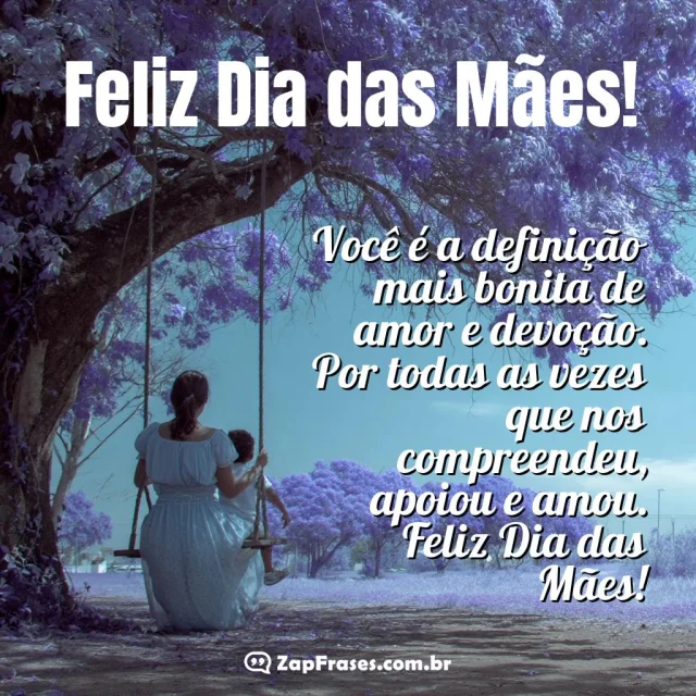 Dia das Mães: Cena serena de amor e gratidão