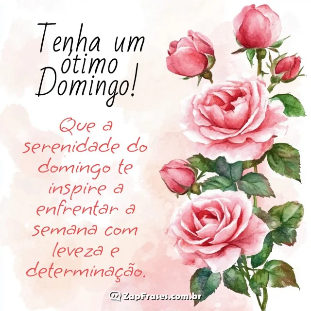 Mensagem dominical de serenidade para inspirar sua semana.