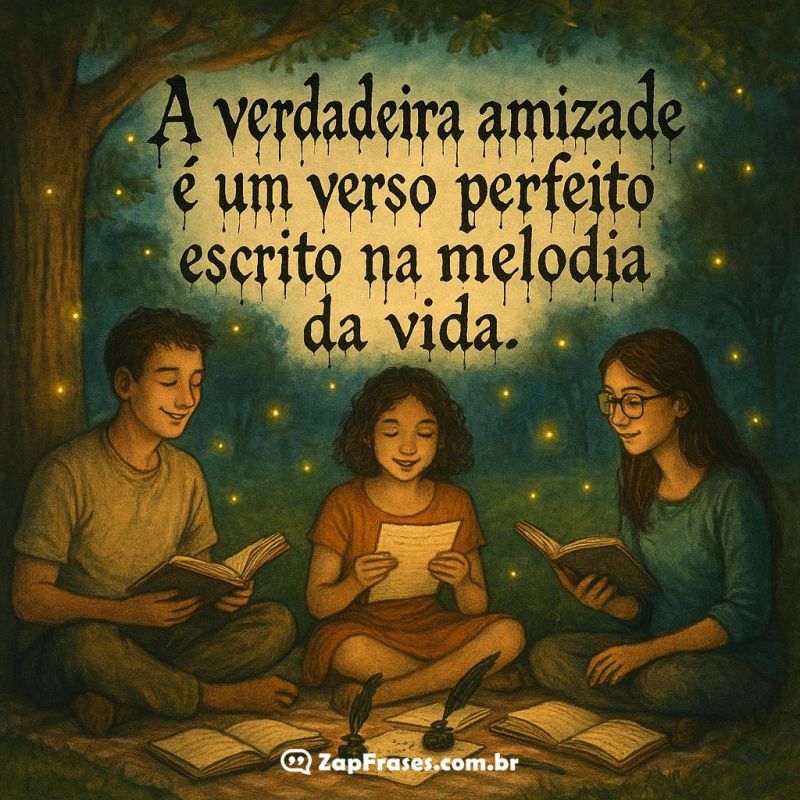 Um Verso Perfeito: A Arte da Amizade