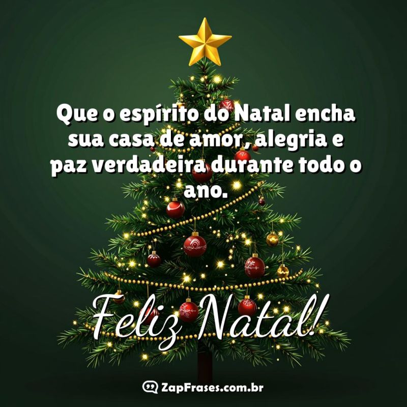 Mensagem de Natal: Amor, Alegria e Paz